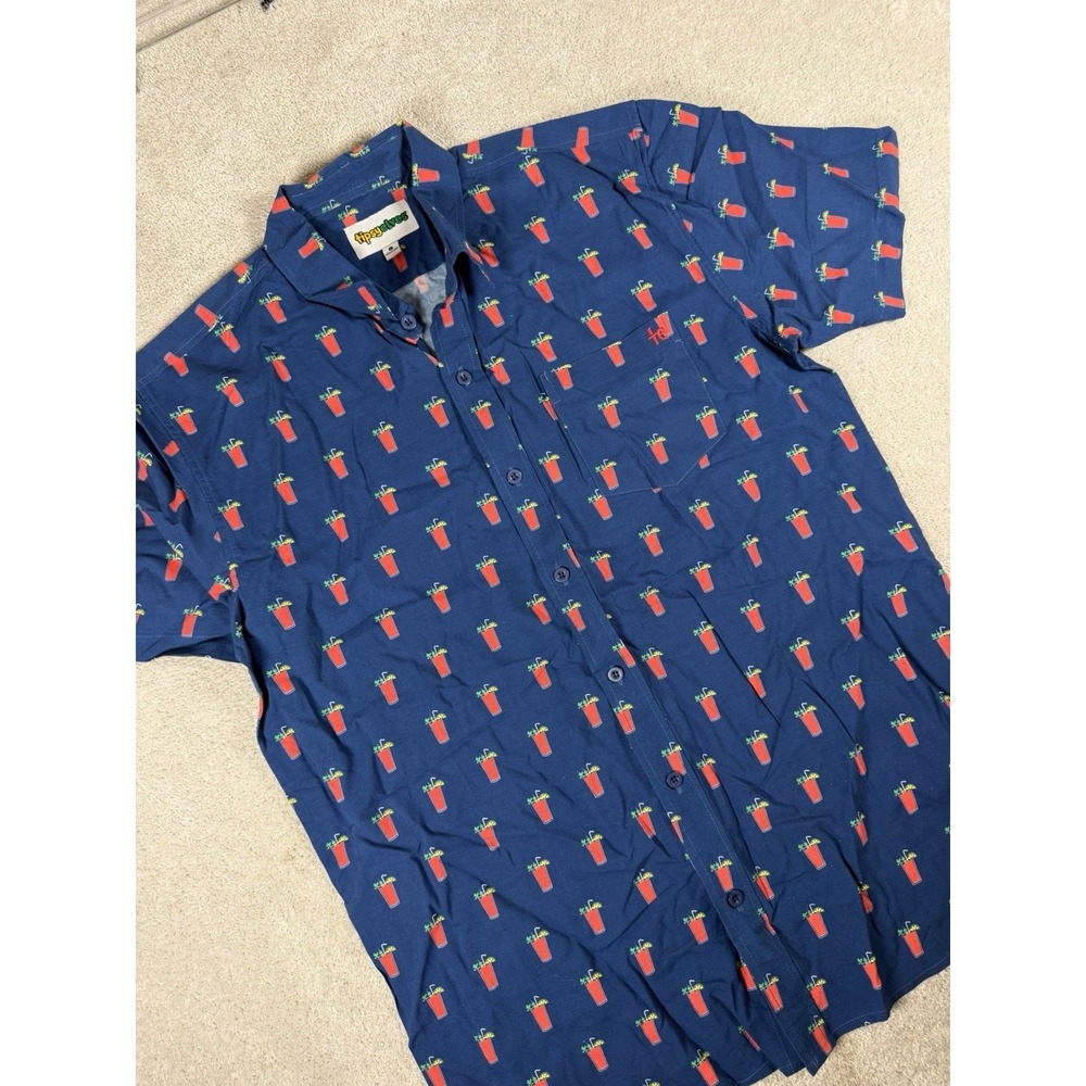Tipsyelves Brunch Bro Bloody Mary Mens‎ Large Shirt All Over Print Graphic Party